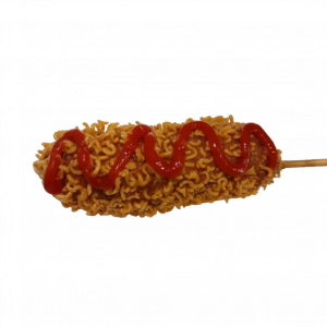 Half and half Ramyeon Corndog