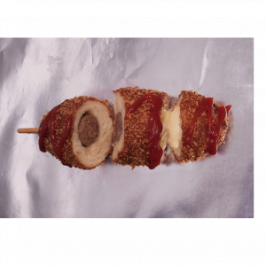Half and half Corndog